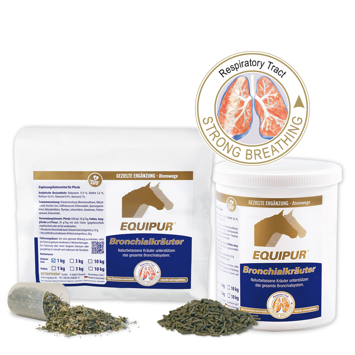 EquiPur Bronchialkräuter Pellet